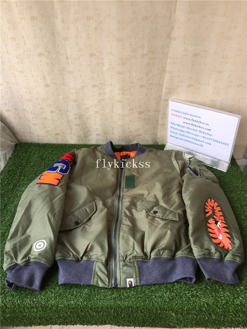 Green Bape Bomber